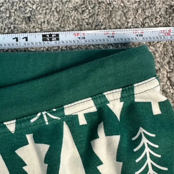 Hanna Andersson Christmas tree pajama long John Large PJ’s Jammies organic adult - Picture 14 of 16